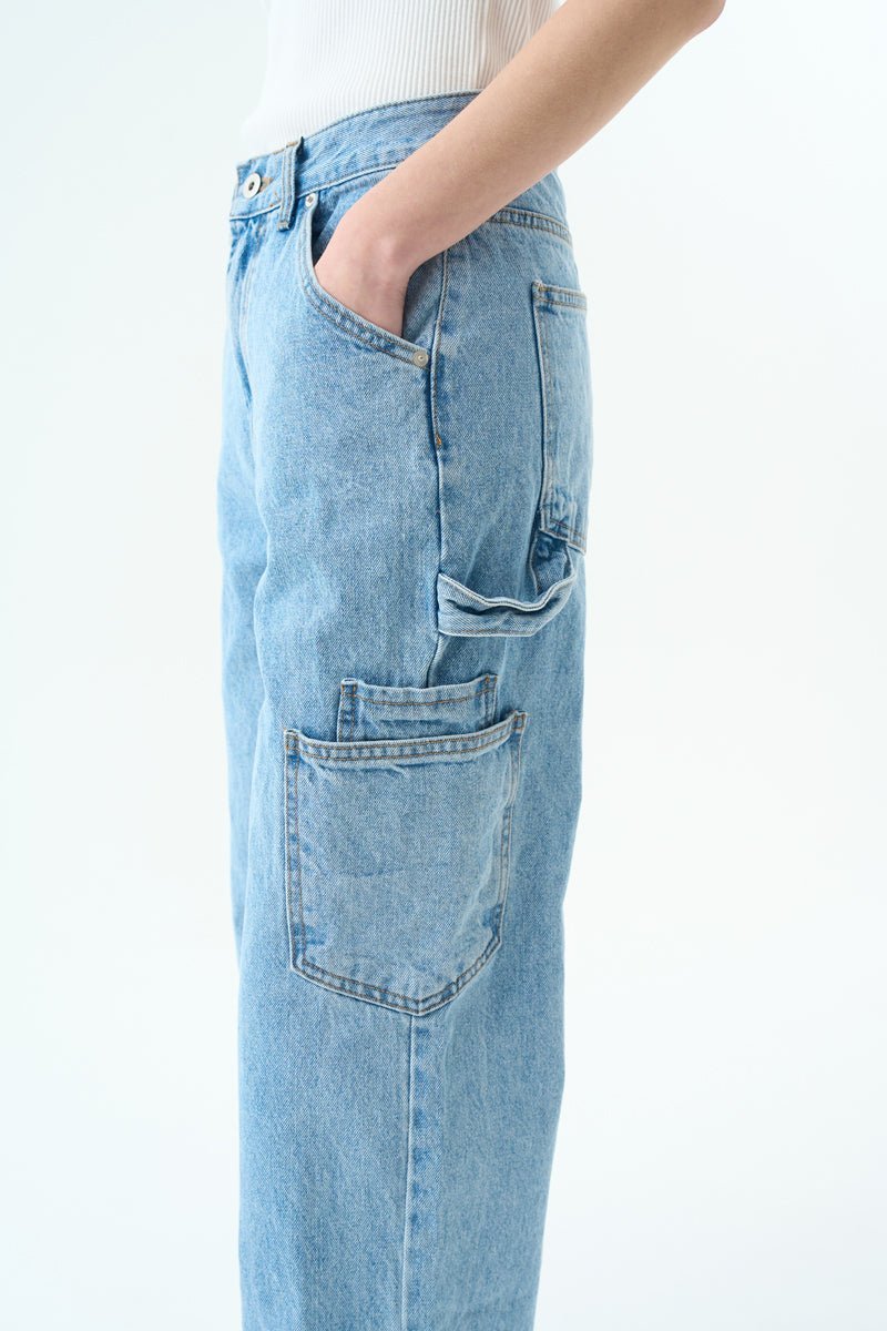 AELLA POCKET DENIM PANTS Jeans OEA ARCHIVE