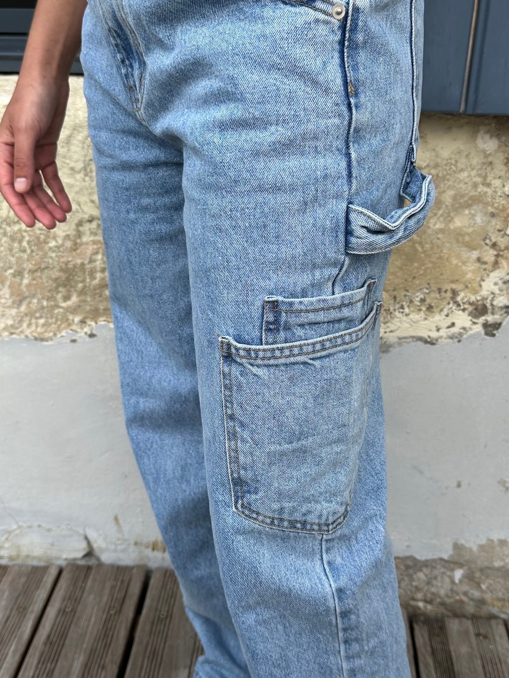 AELLA POCKET DENIM PANTS Jeans OEA ARCHIVE