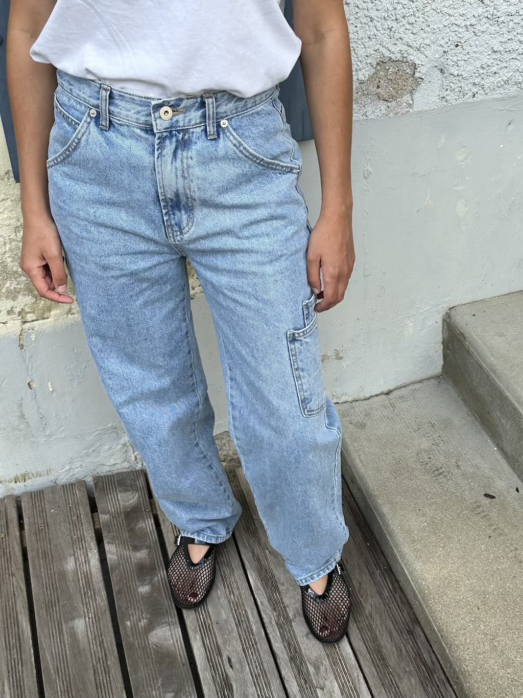 AELLA POCKET DENIM PANTS Jeans OEA ARCHIVE