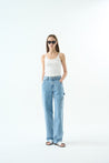 AELLA POCKET DENIM PANTS Jeans OEA ARCHIVE