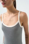 AIDA SLEEVELESS STRIPED TOP tops OEA ARCHIVE