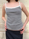 AIDA SLEEVELESS STRIPED TOP tops OEA ARCHIVE