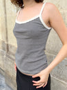 AIDA SLEEVELESS STRIPED TOP tops OEA ARCHIVE