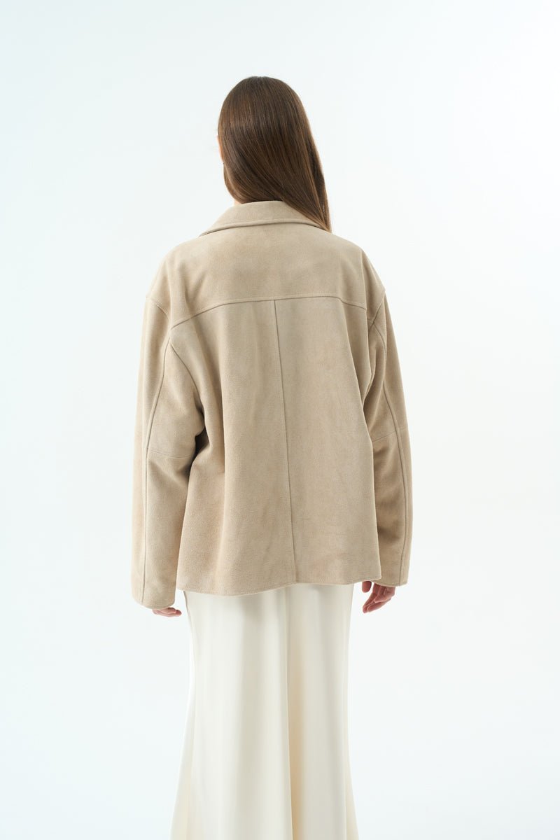 AMELIA SUEDE JACKET Jackets OEA ARCHIVE
