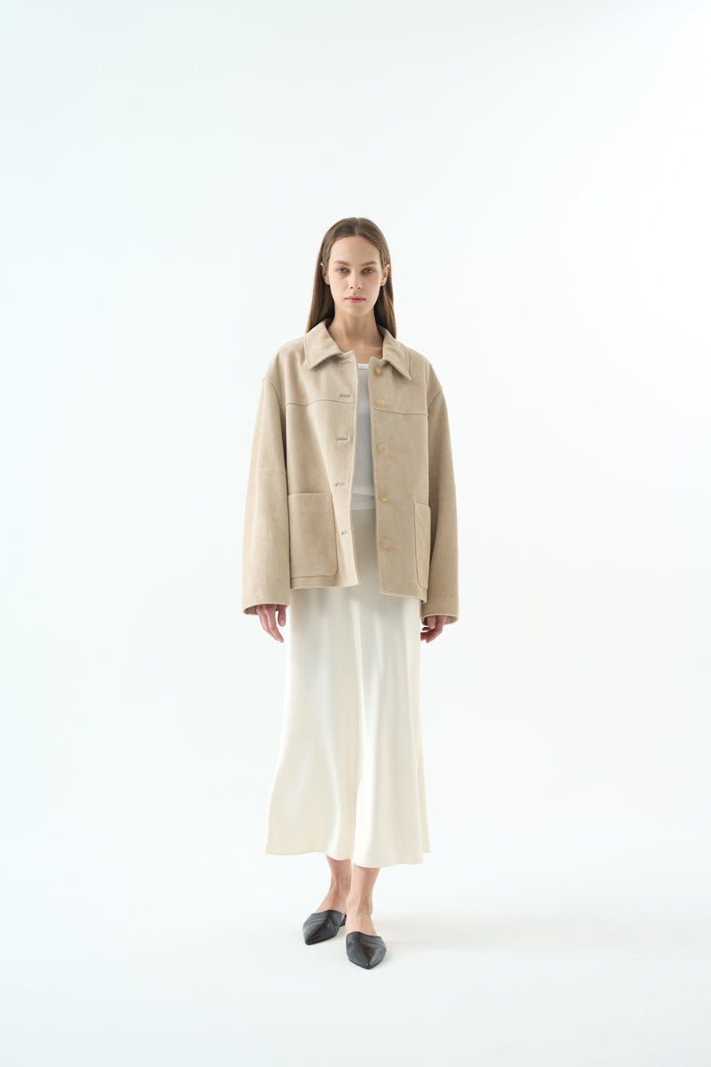 AMELIA SUEDE JACKET Jackets OEA ARCHIVE