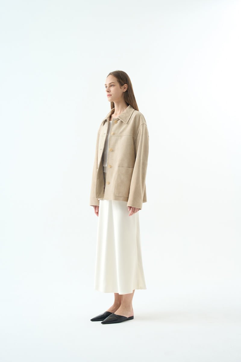 AMELIA SUEDE JACKET Jackets OEA ARCHIVE