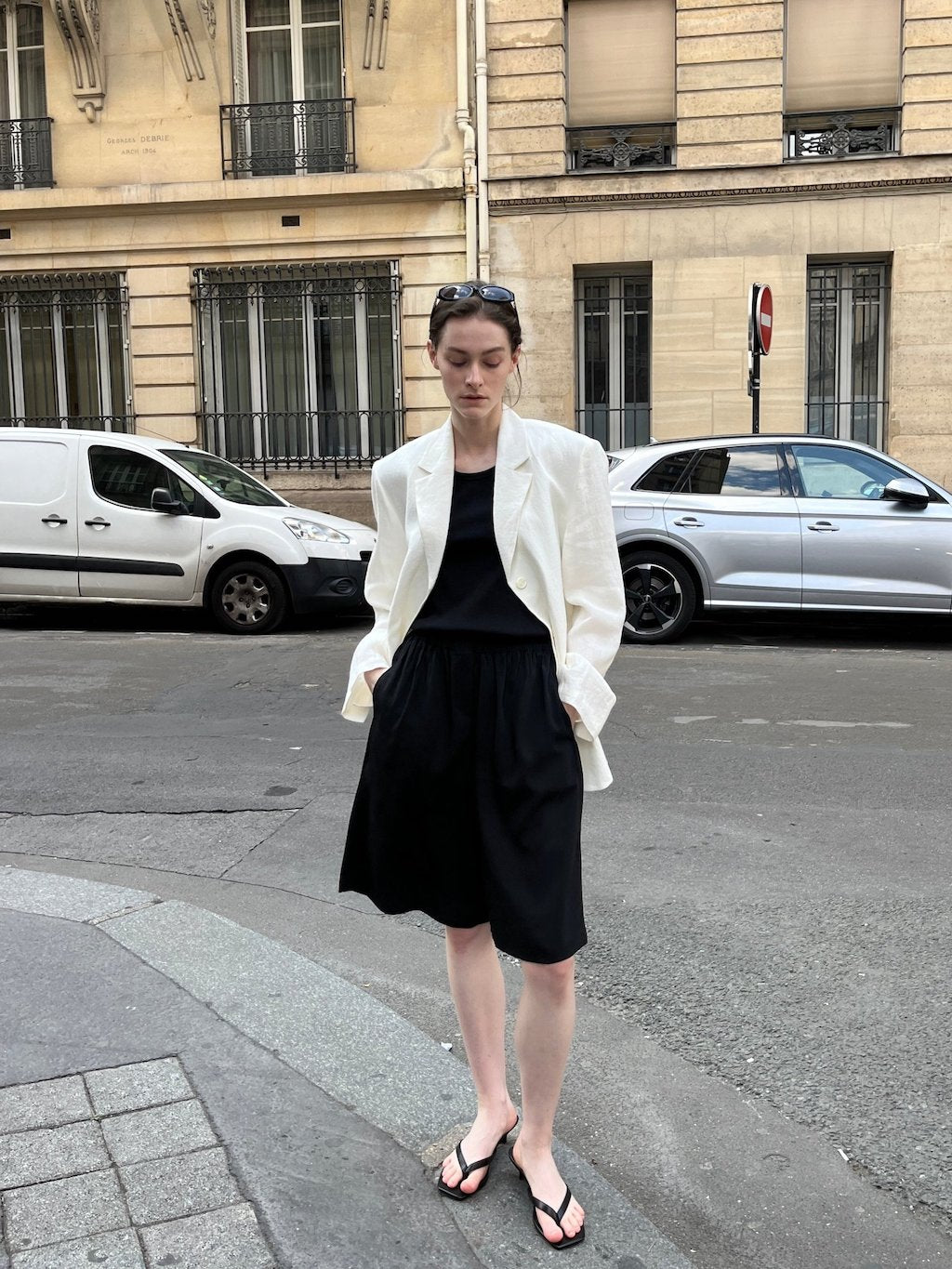 ARIANA LINEN BLAZER Blazer OEA ARCHIVE