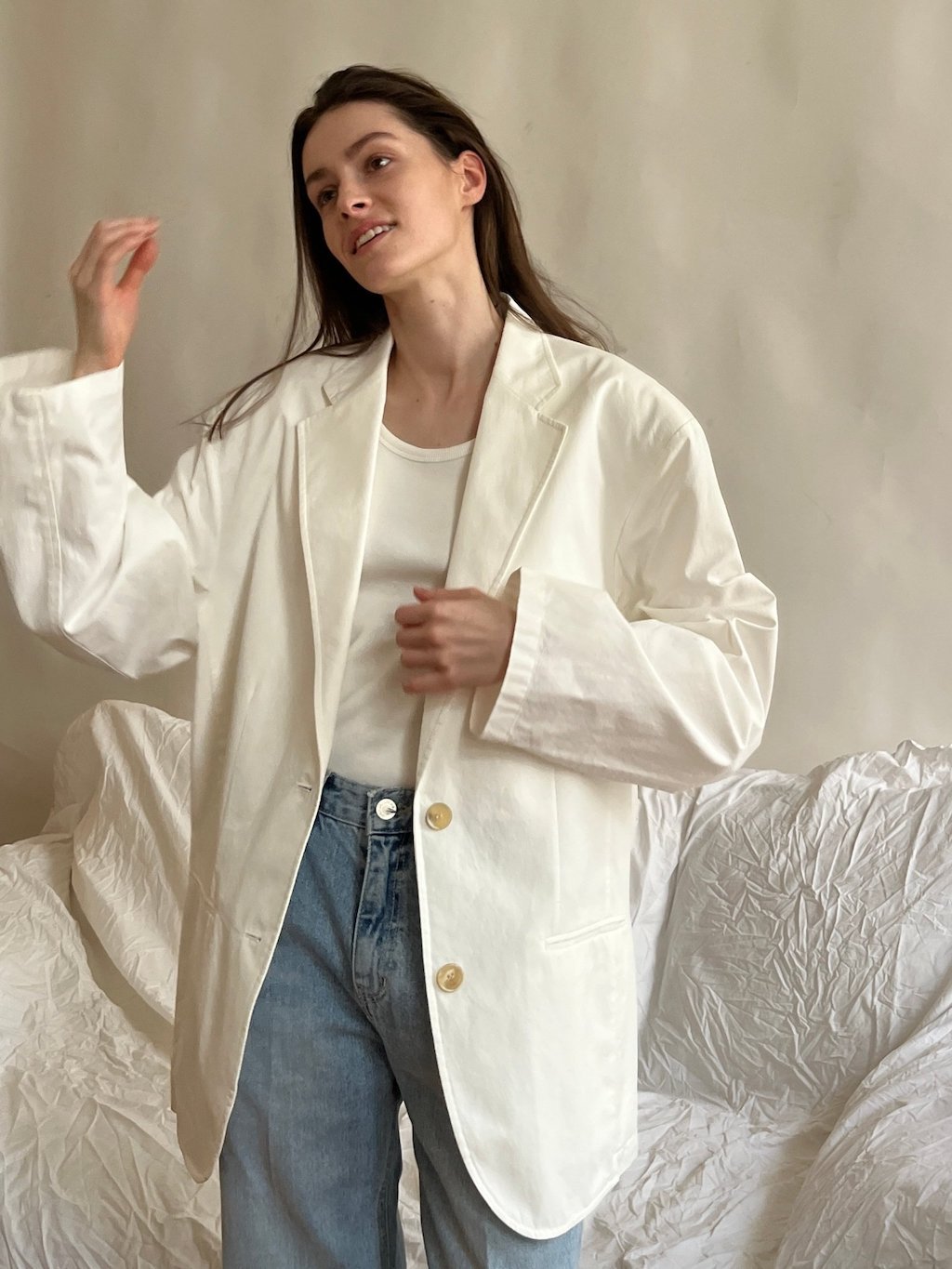 BELLA OVERSIZED JACKET Blazer OEA ARCHIVE