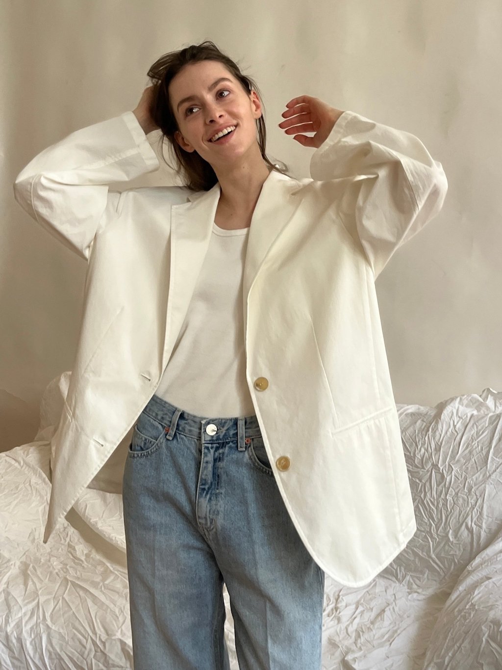 BELLA OVERSIZED JACKET Blazer OEA ARCHIVE