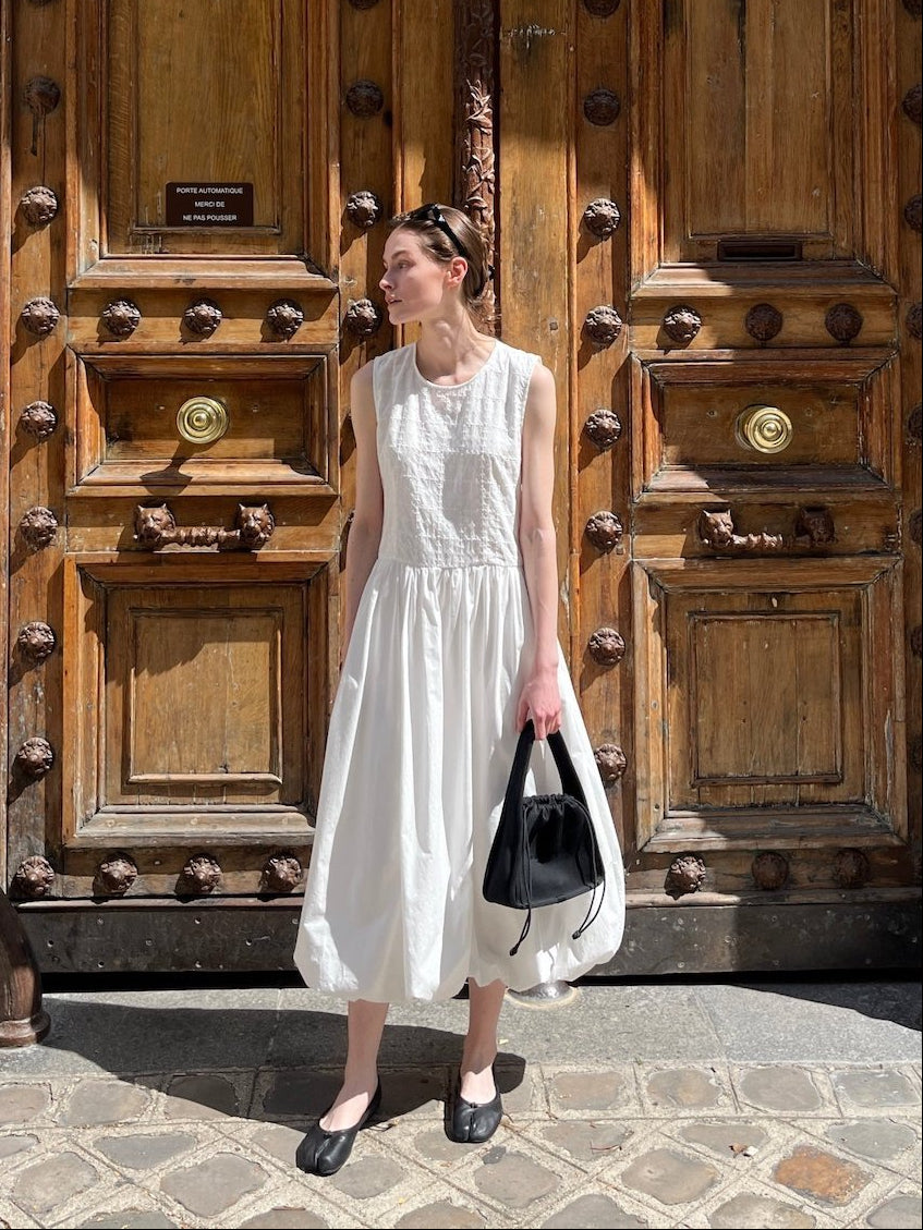 CHLOE BALLOON MIDI DRESS Dress OEA ARCHIVE