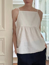 EMMA SLEEVELESS TOP tops OEA ARCHIVE