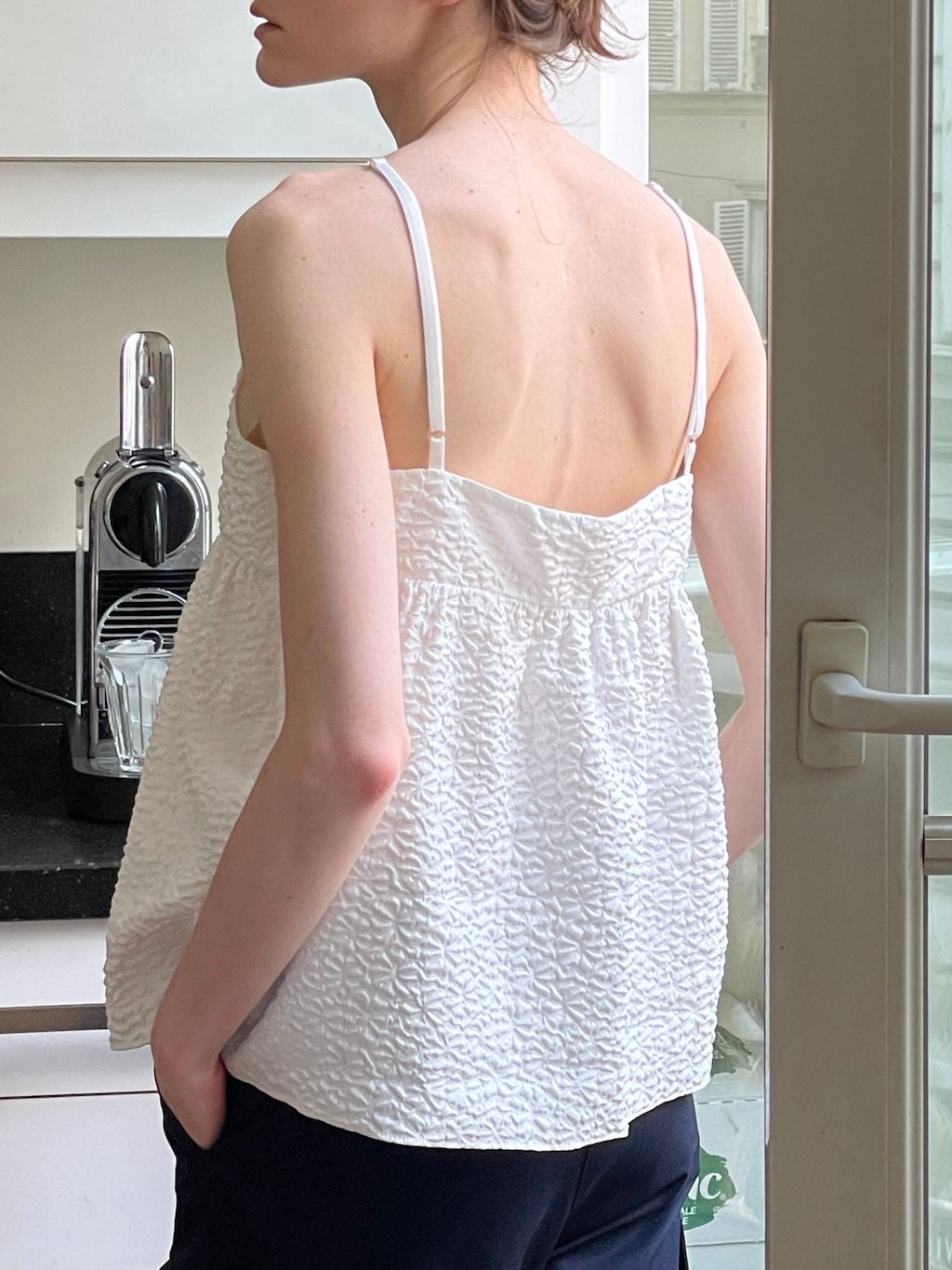 EMMA SLEEVELESS TOP tops OEA ARCHIVE