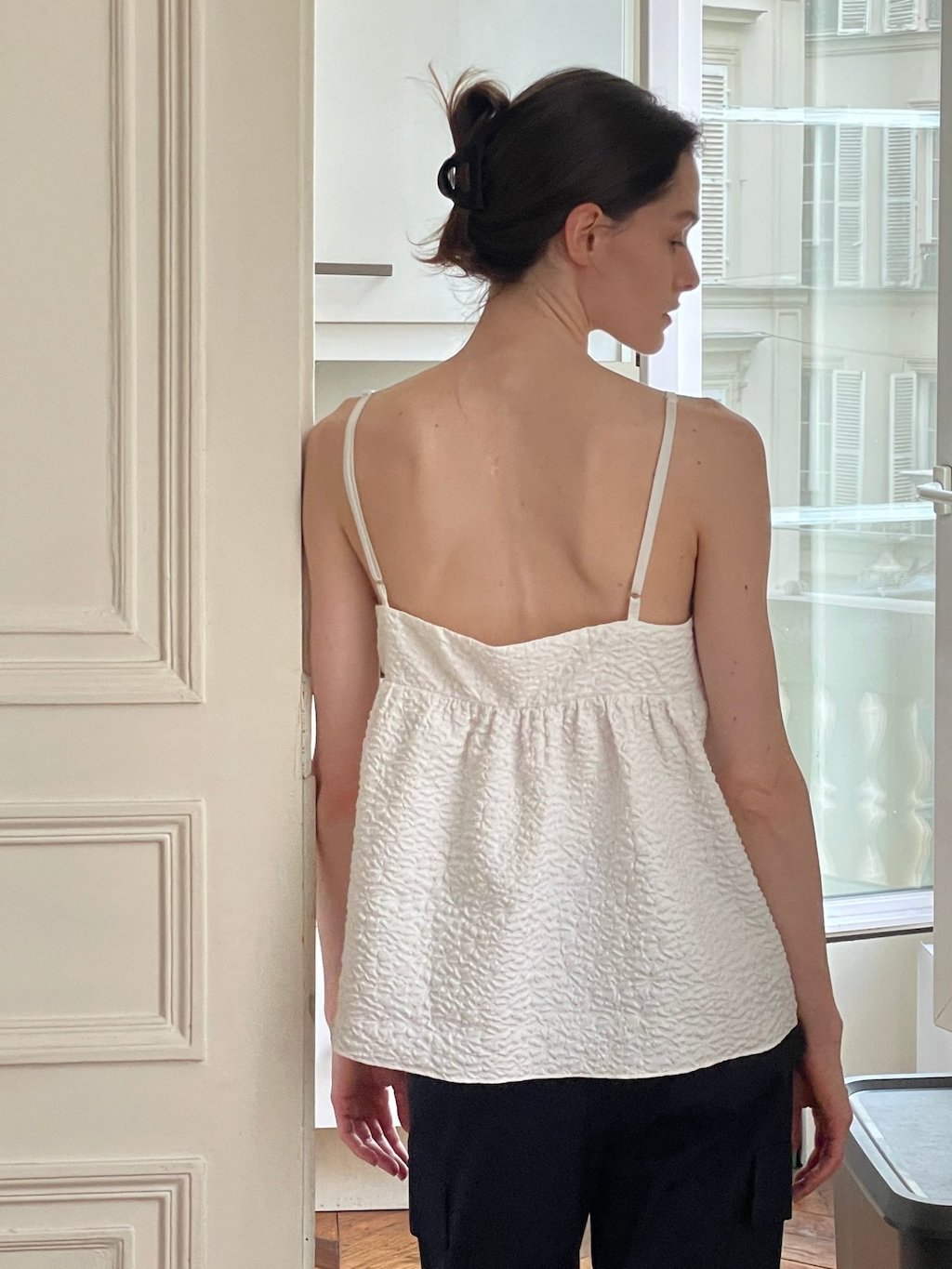 EMMA SLEEVELESS TOP tops OEA ARCHIVE