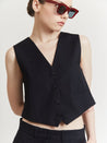 ESME PINSTRIPED VEST vests OEA ARCHIVE