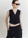 ESME PINSTRIPED VEST vests OEA ARCHIVE