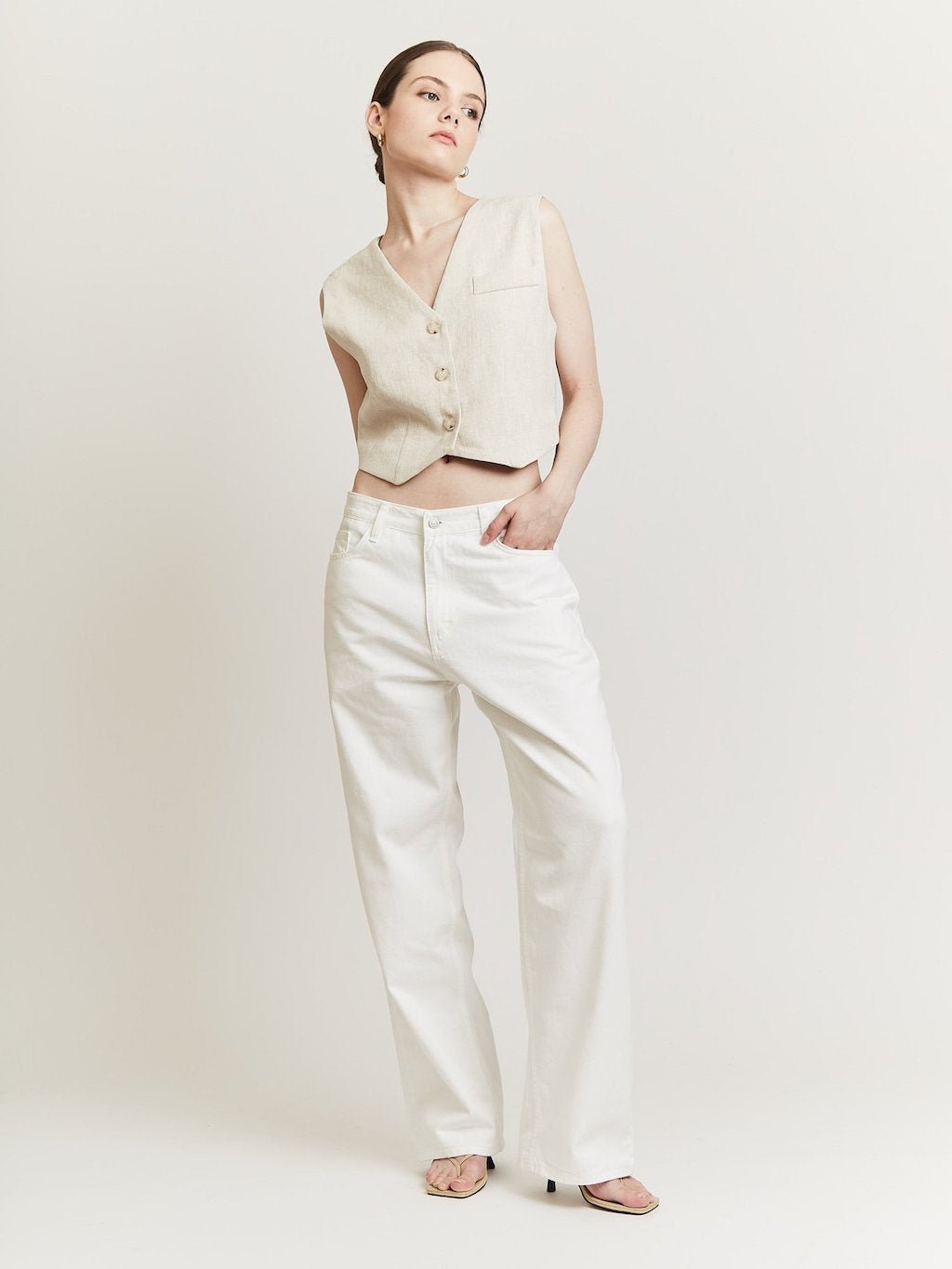 HARA DENIM PANTS Pants OEA ARCHIVE
