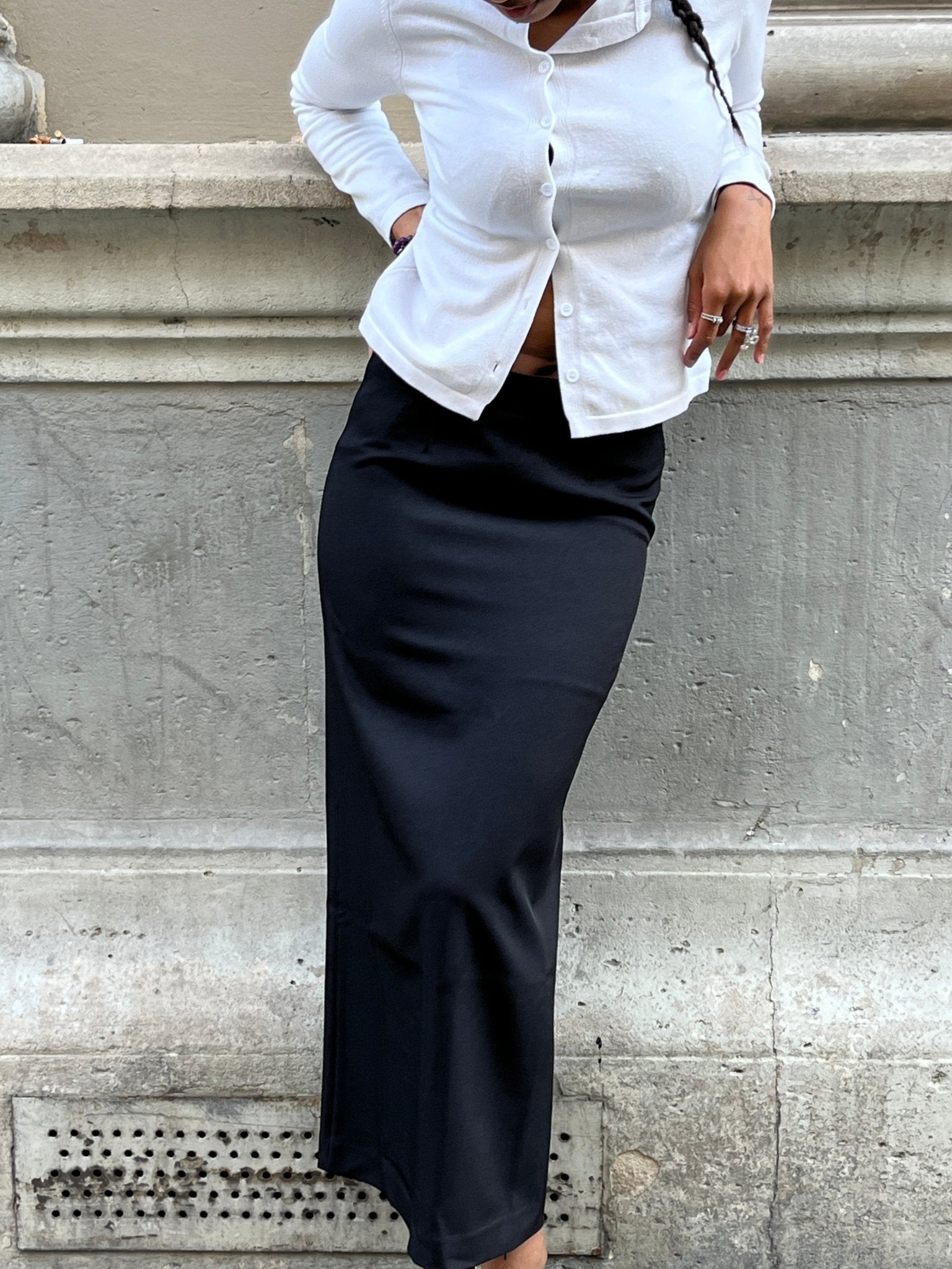INES SLIT LONG SKIRT Skirts OEA PARIS