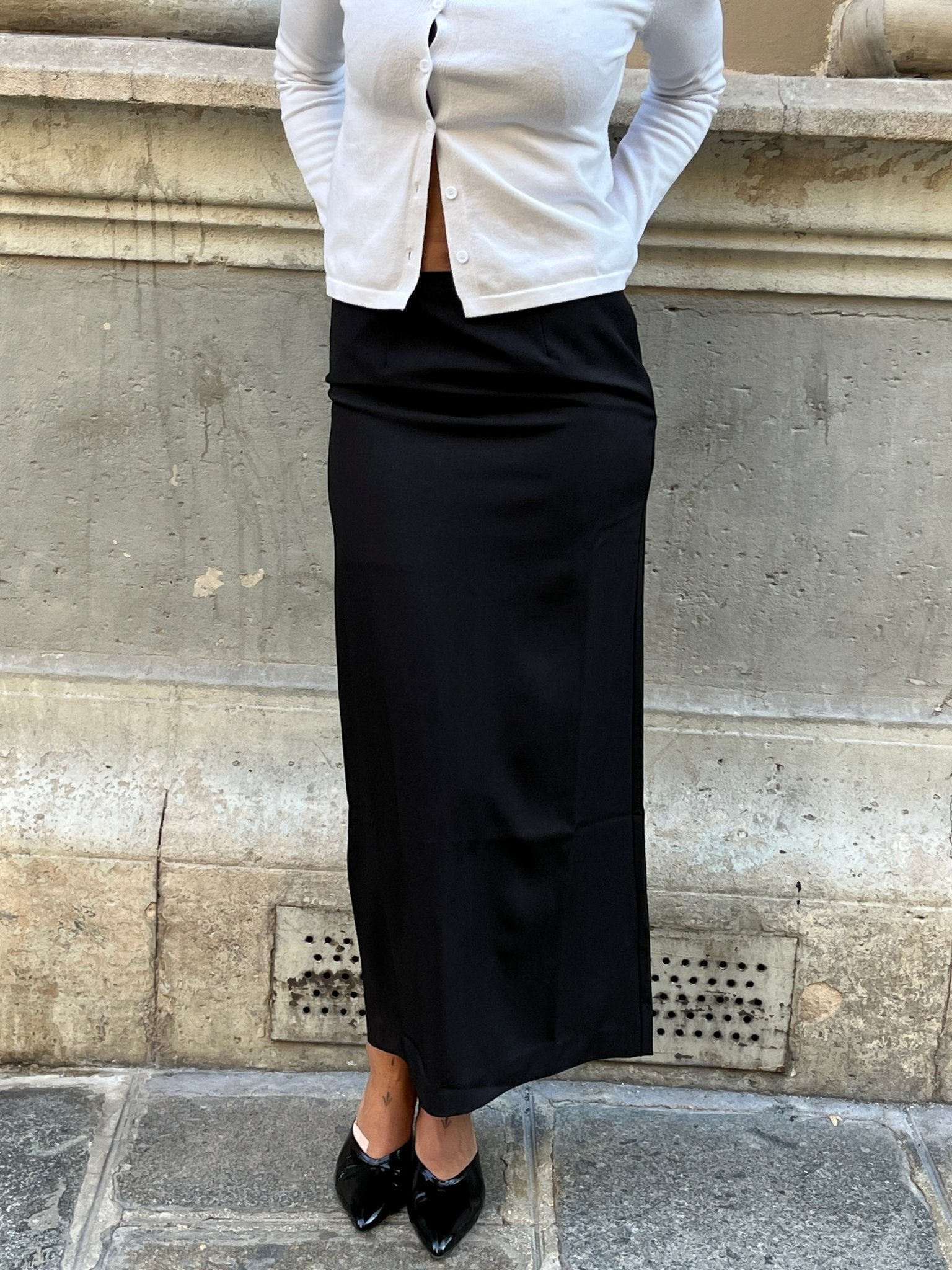 INES SLIT LONG SKIRT Skirts OEA PARIS