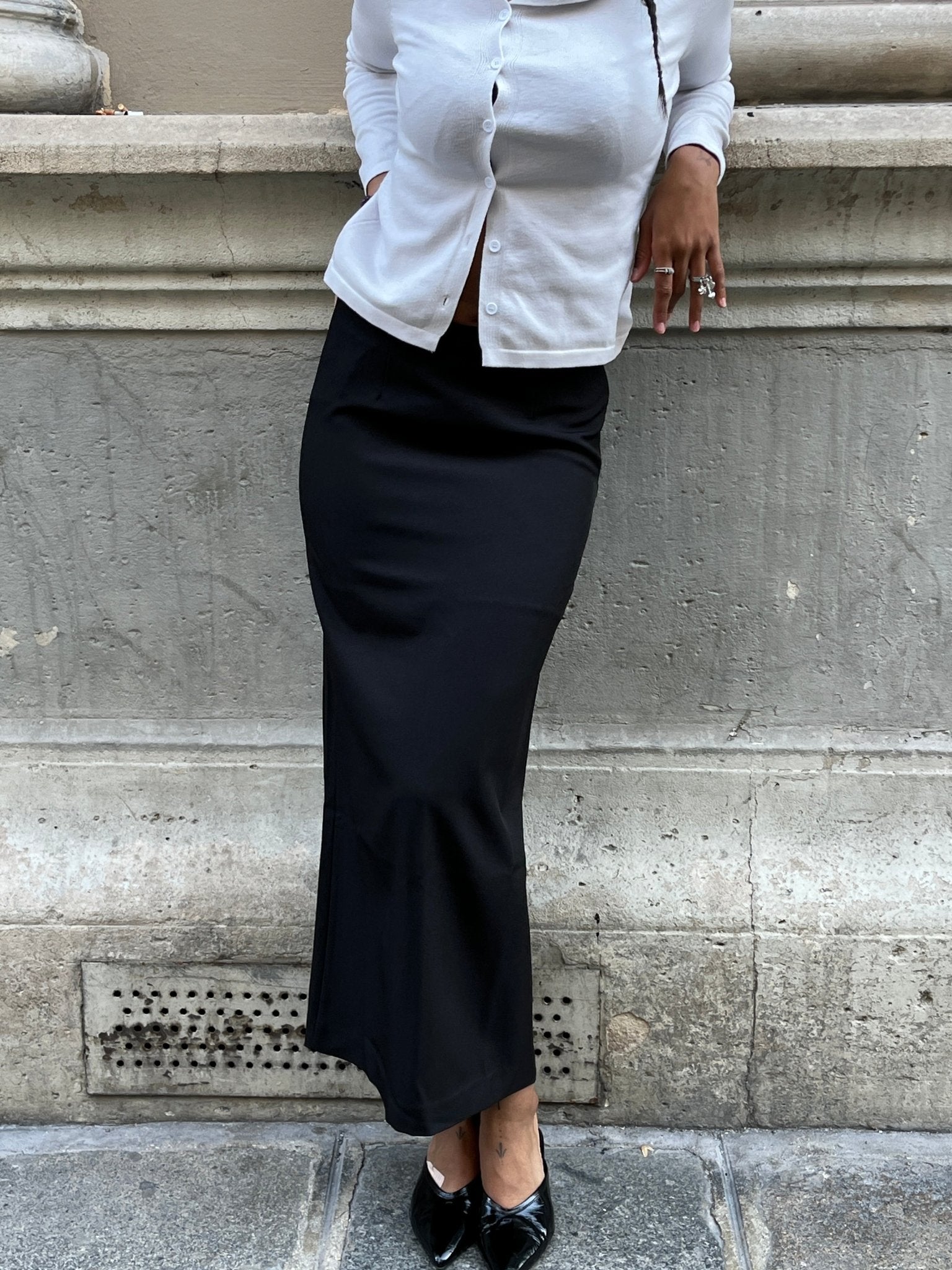 INES SLIT LONG SKIRT Skirts OEA PARIS
