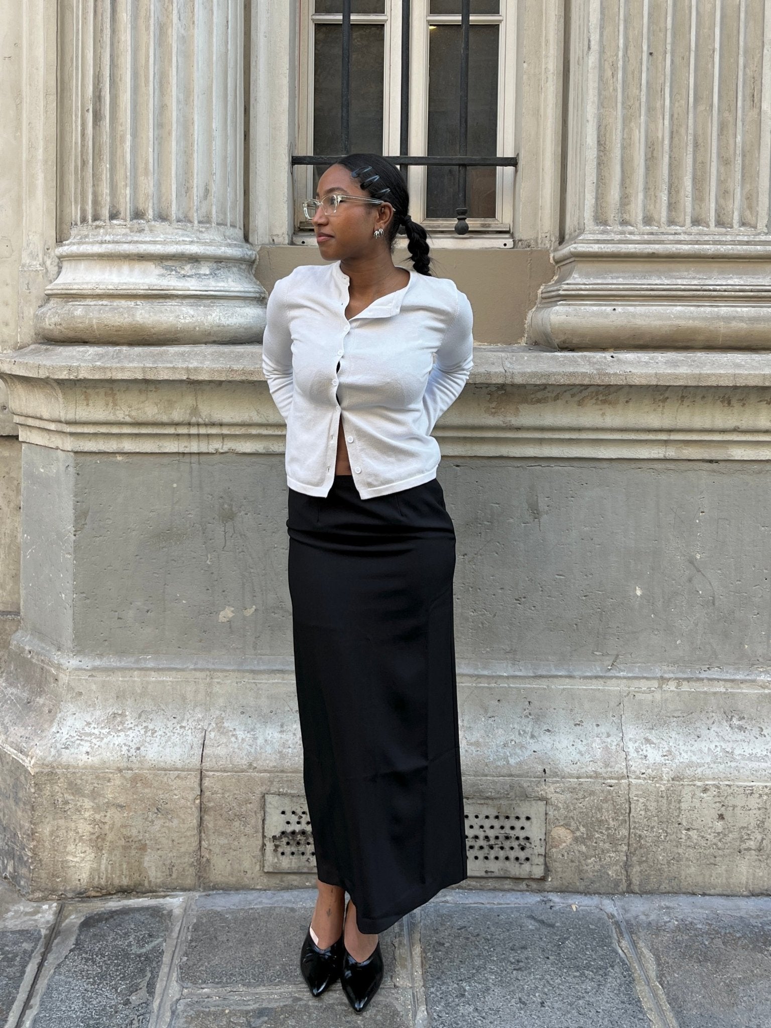 INES SLIT LONG SKIRT Skirts OEA PARIS