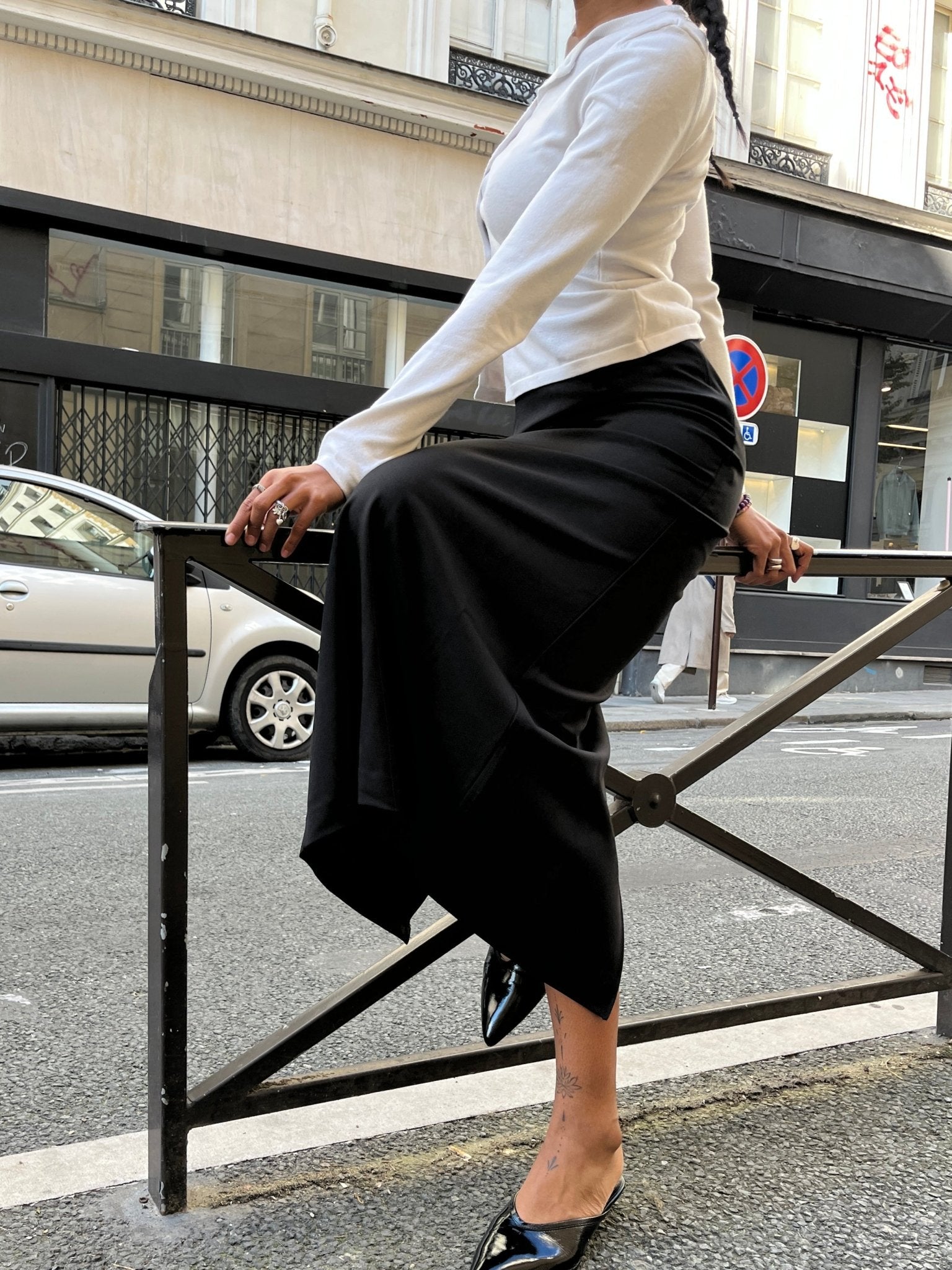 INES SLIT LONG SKIRT Skirts OEA PARIS