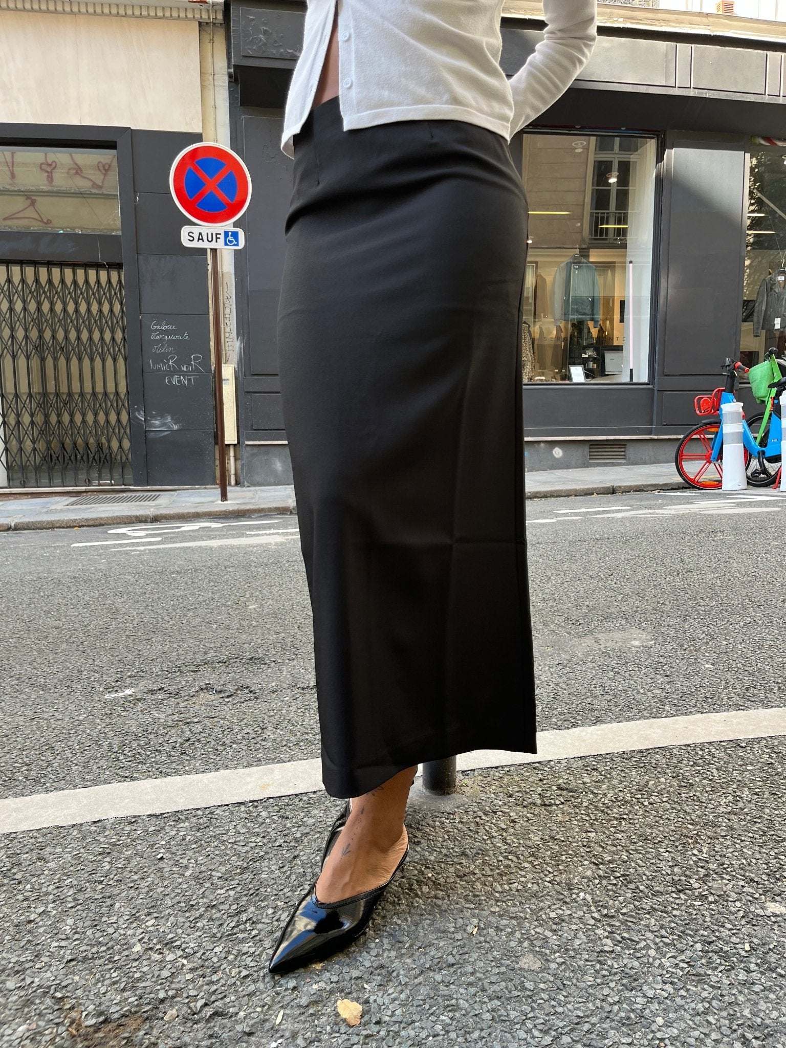 INES SLIT LONG SKIRT Skirts OEA PARIS
