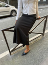 INES SLIT LONG SKIRT Skirts OEA PARIS