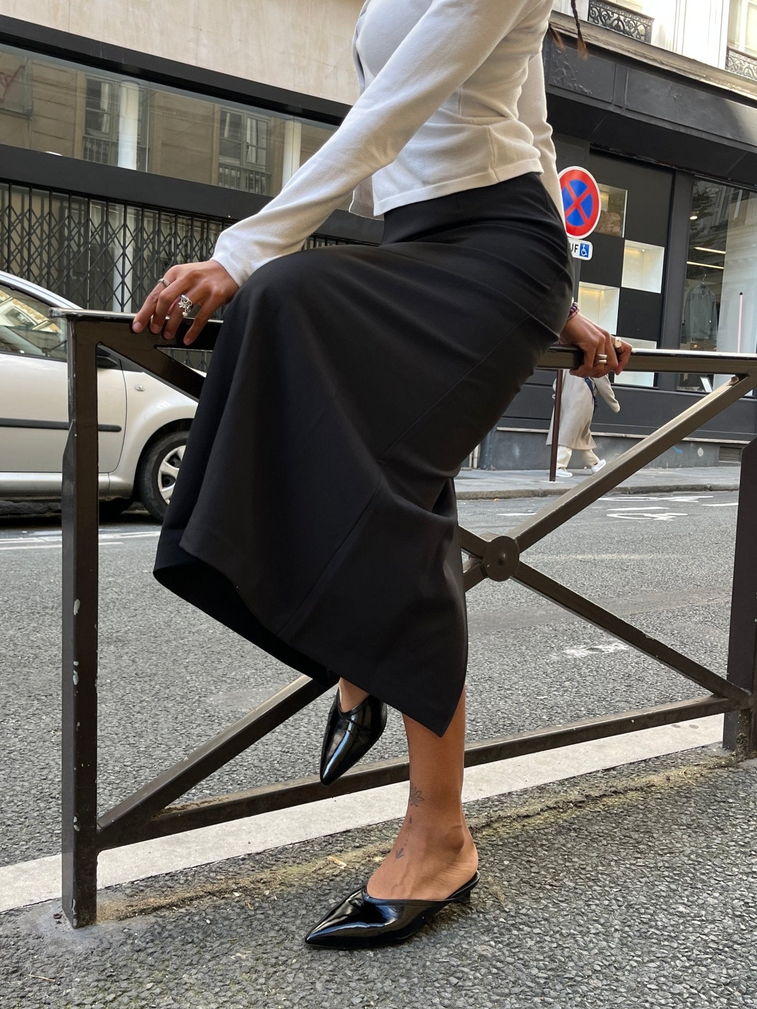 INES SLIT LONG SKIRT Skirts OEA PARIS