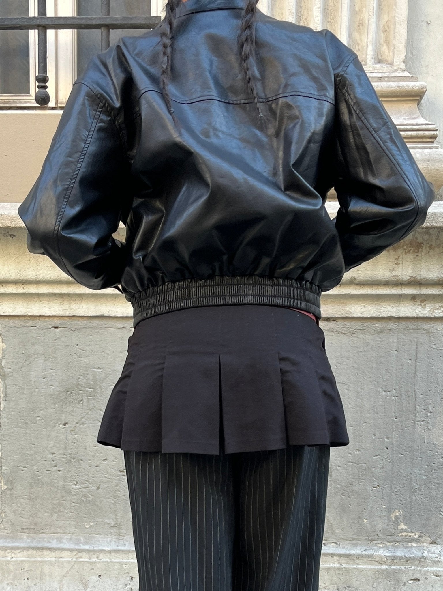 JENNY FAUX LEATHER JACKET Jackets OEA PARIS