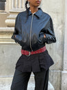 JENNY FAUX LEATHER JACKET Jackets OEA PARIS