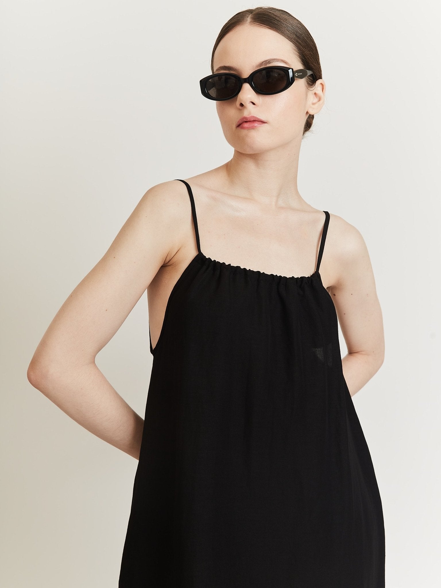 LIZ TORINO LINEN DRESS Dress OEA ARCHIVE