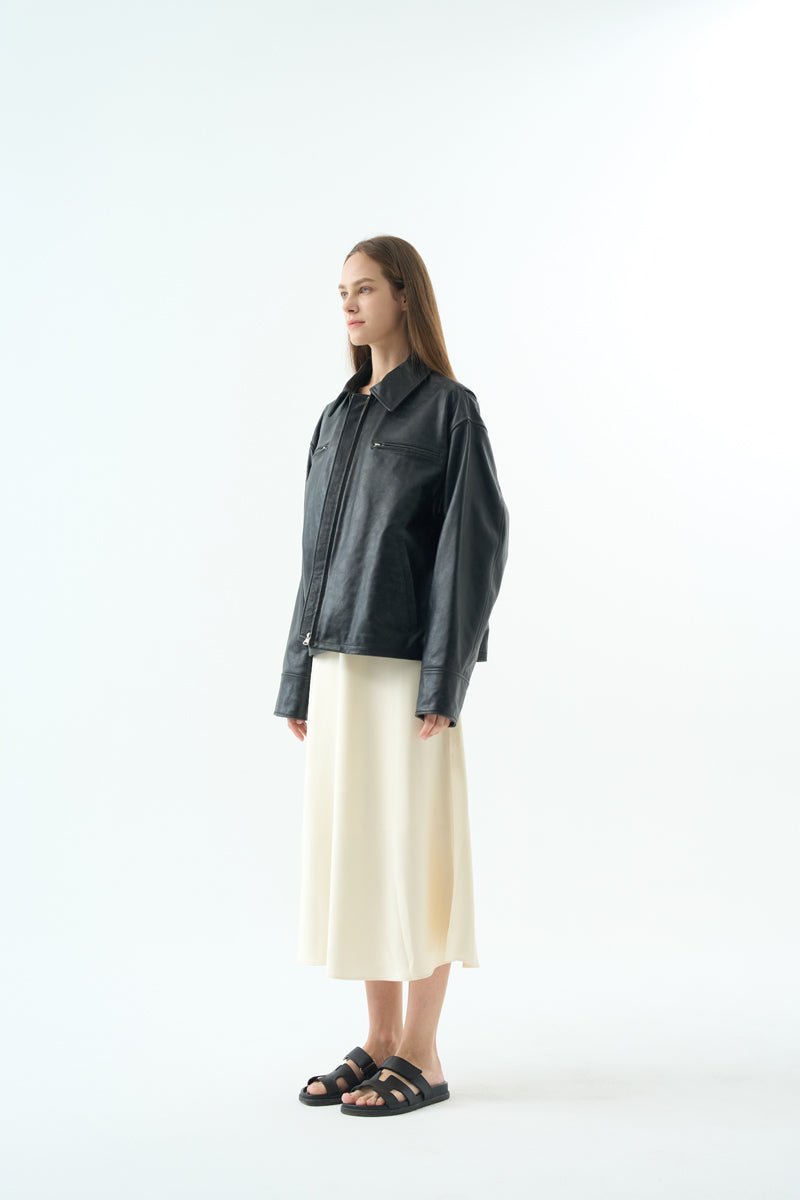MARTI LEATHER JACKET Jackets OEA ARCHIVE