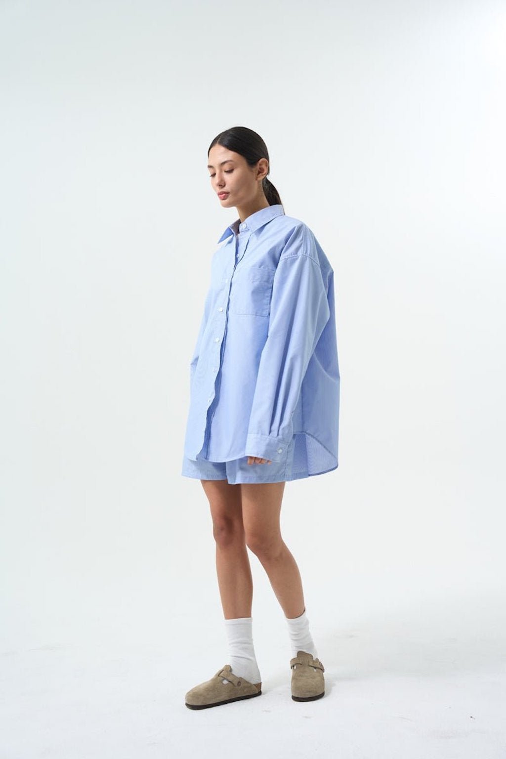 POLINA POPLIN STRIPED SHIRT tops OEA ARCHIVE