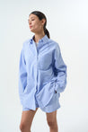 POLINA POPLIN STRIPED SHIRT tops OEA ARCHIVE