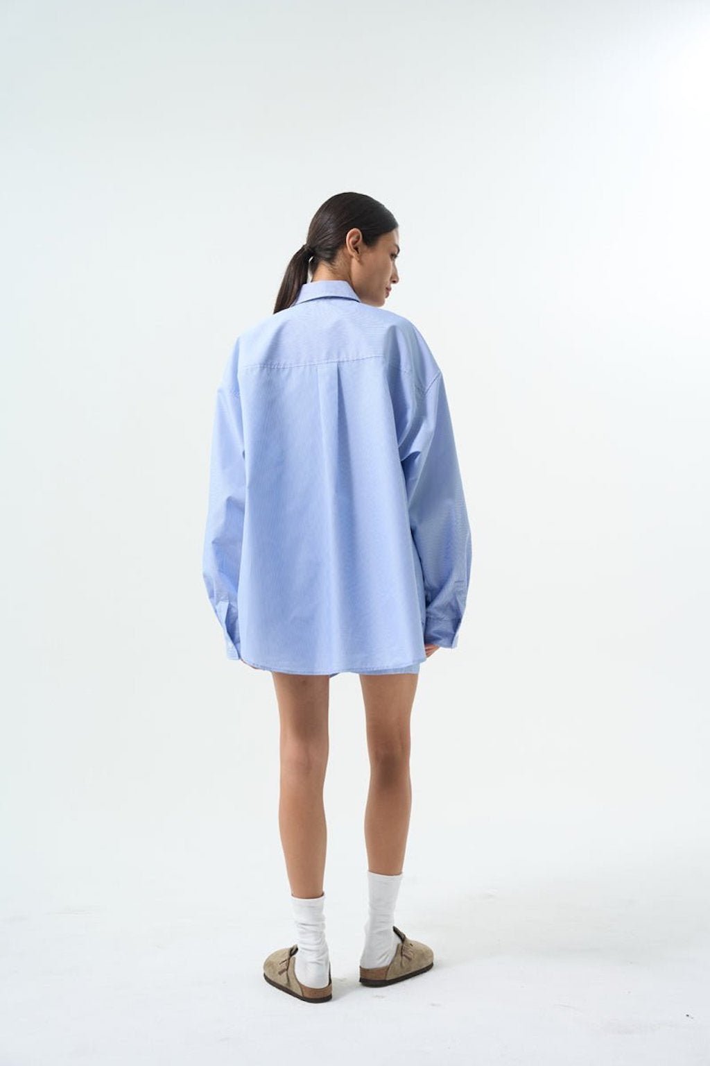 POLINA POPLIN STRIPED SHIRT tops OEA ARCHIVE