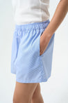 POLINA POPLIN STRIPED SHORTS Shorts OEA ARCHIVE